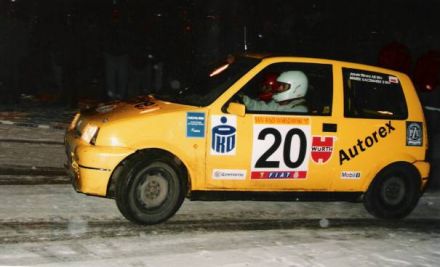 Jacek Sikora i Marek Kaczmarek - Fiat Cinquecento Sporting.